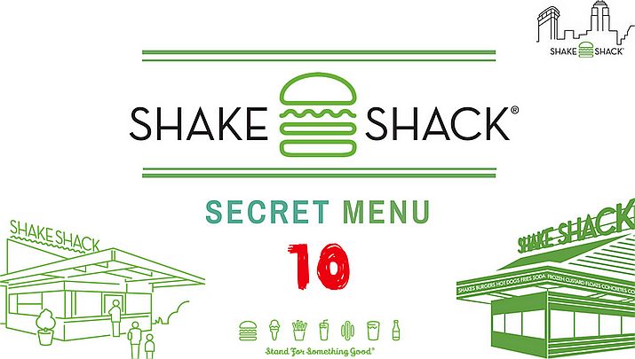 쉑쉑버거 시크릿 메뉴 10개
