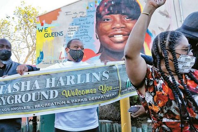 흑인사회 LA폭동 30돌 기념 돌입…사망 소녀 공원 명명식